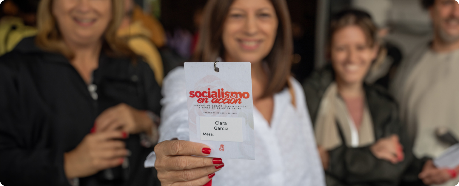 “El partido socialista es protagonista  del presente y del futuro”